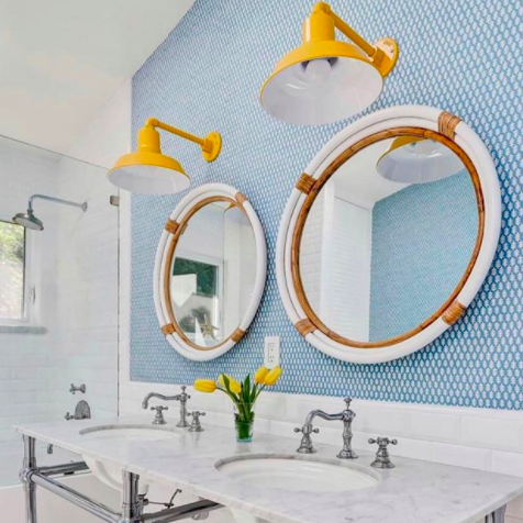 The Original™ Warehouse Gooseneck Light | Photo Courtesy of Waterleaf Interiors and Live Inspired Home 